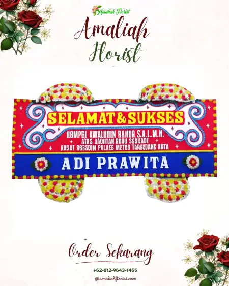 Papan Bunga Ucapan Selamat Pageruyung