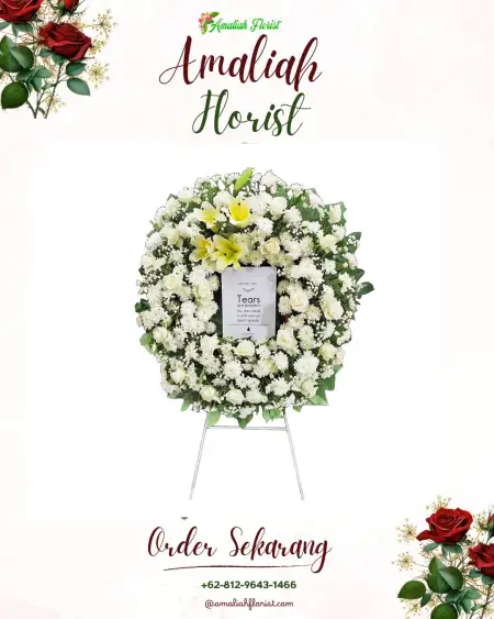 Krans Bunga Duka Pageruyung